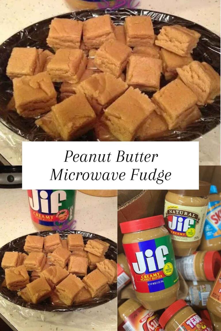 Peanut Butter Microwave Fudge