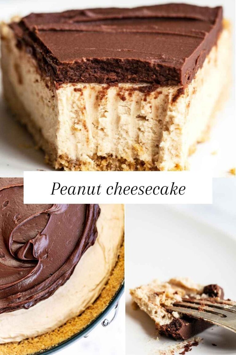 Peanut cheesecake