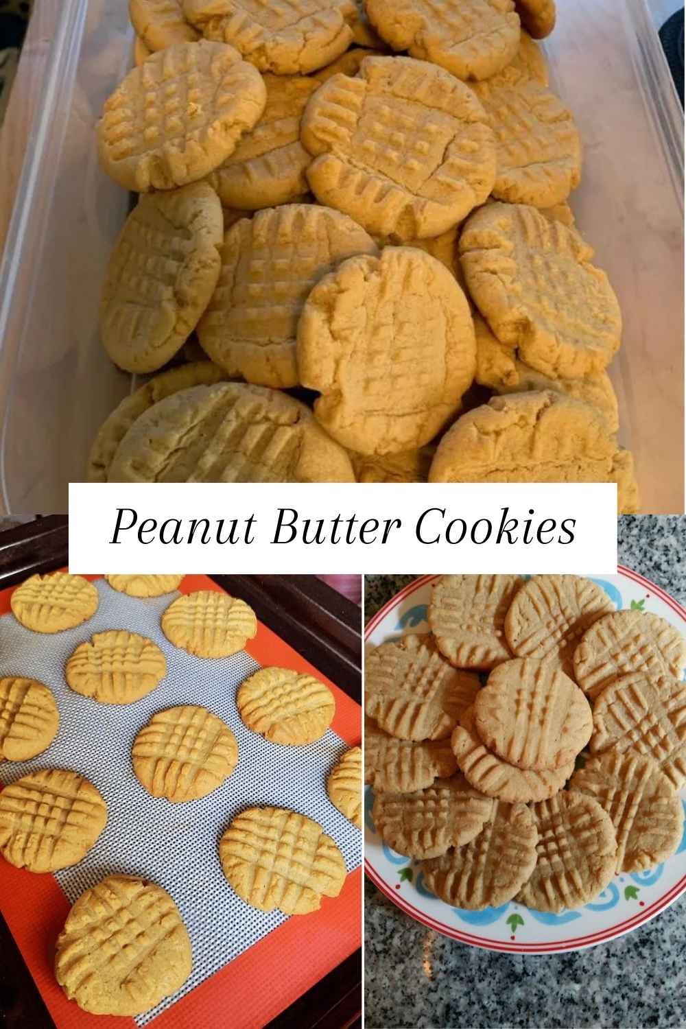 Homemade Peanut Butter Cookies with complete easy method