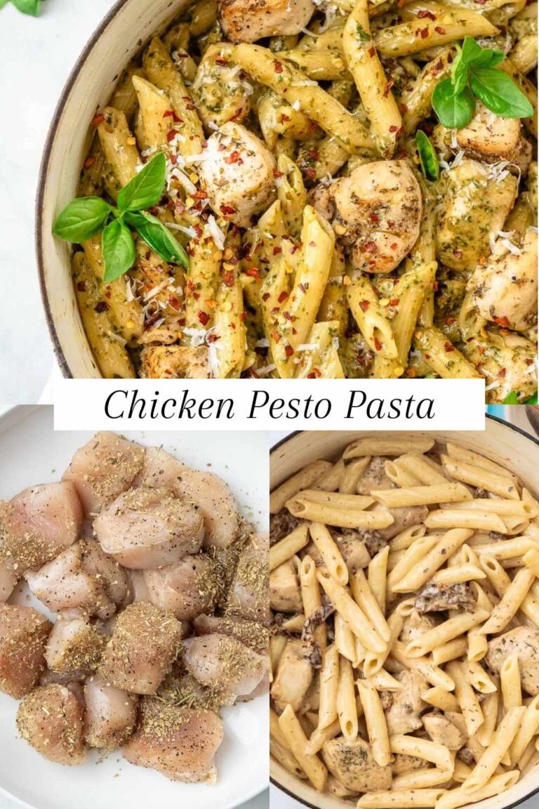 Chicken pesto pasta