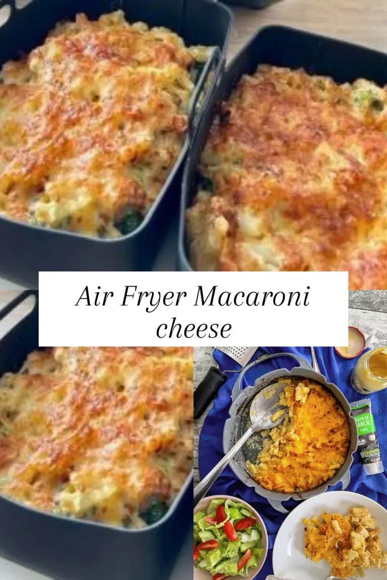 Air Fryer Macaroni cheese