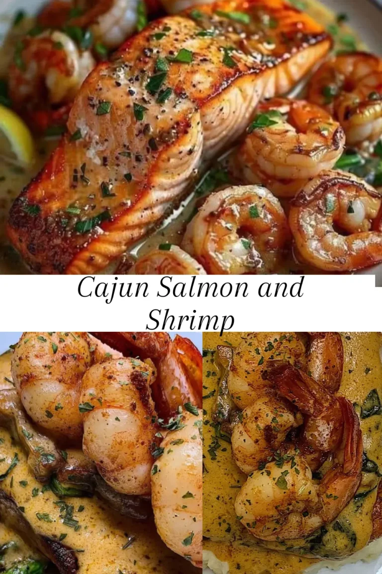 Cajun Salmon and Shrimp