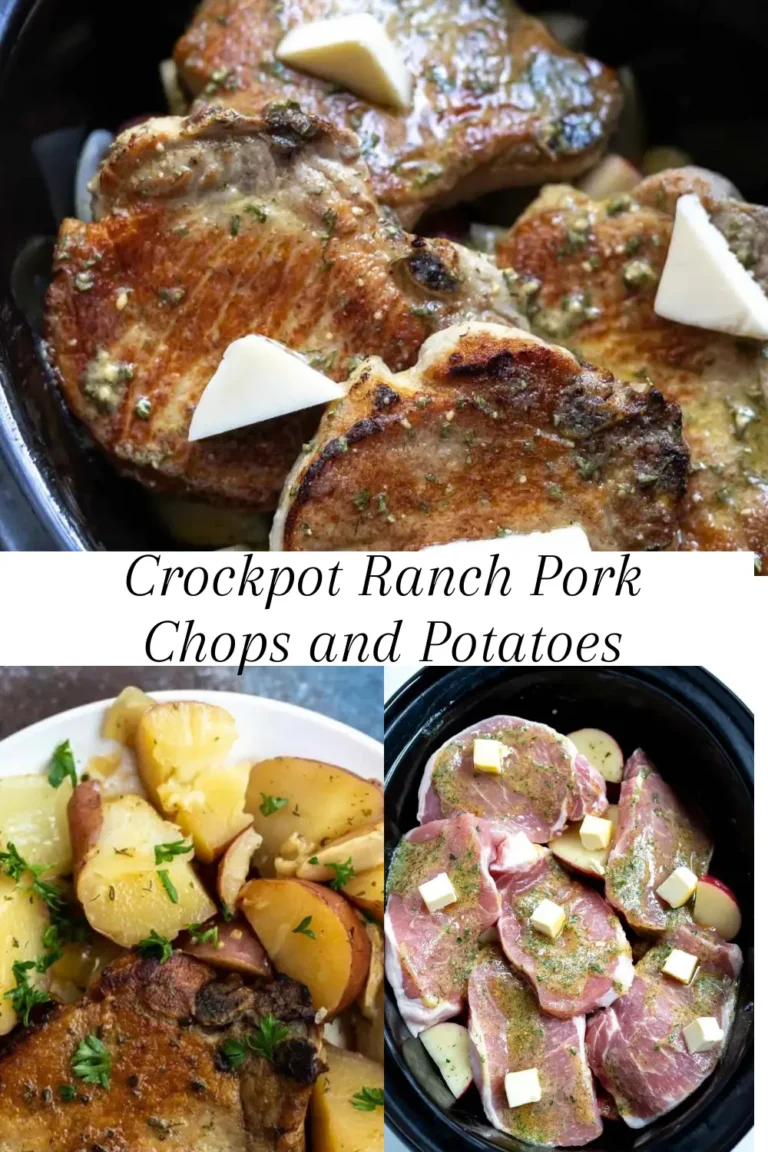 Crockpot Ranch Pork Chops and Potatoes