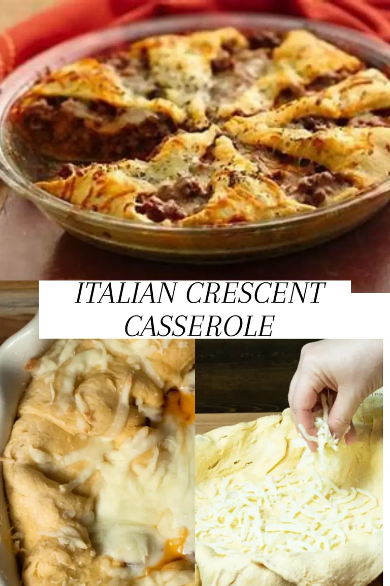 ITALIAN CRESCENT CASSEROLE