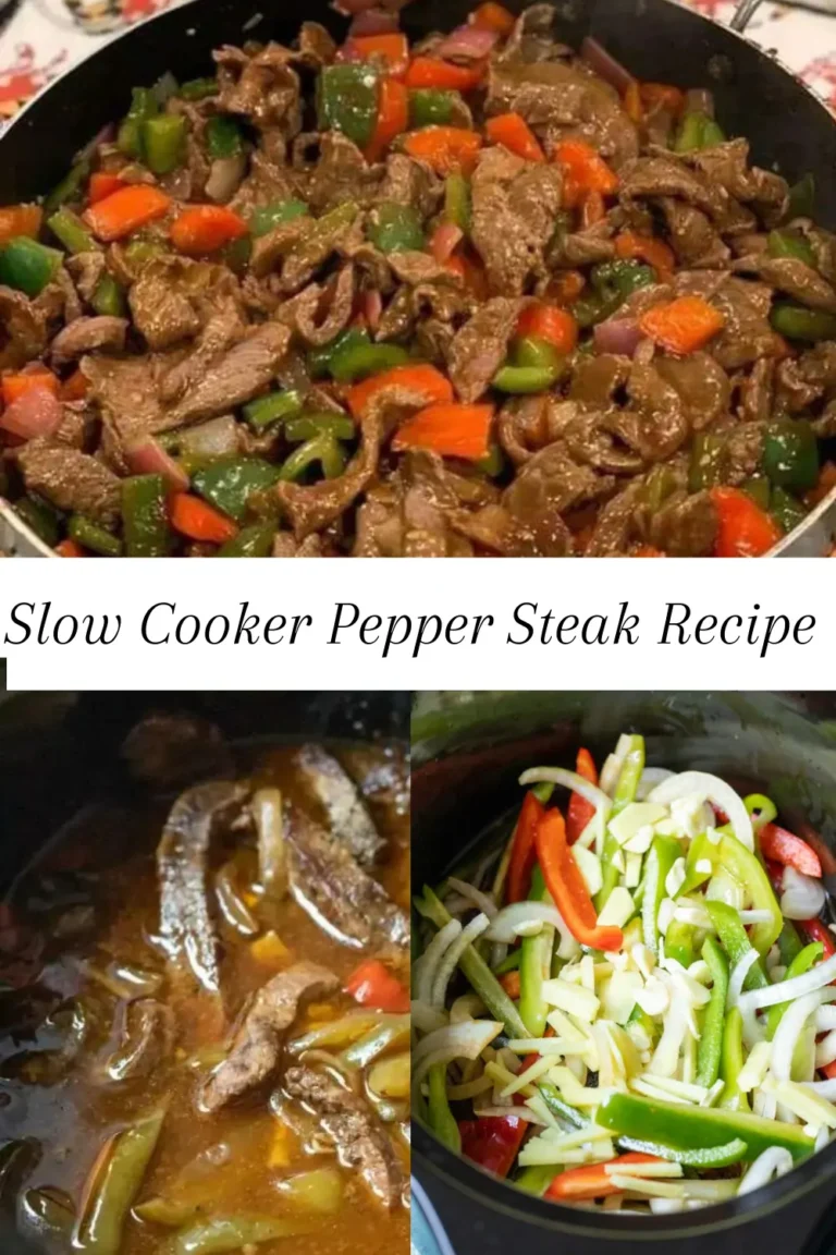 Slow Cooker Pepper Steak Recipe