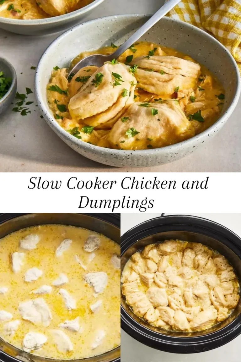 Slow Cooker Chicken and Dumplings