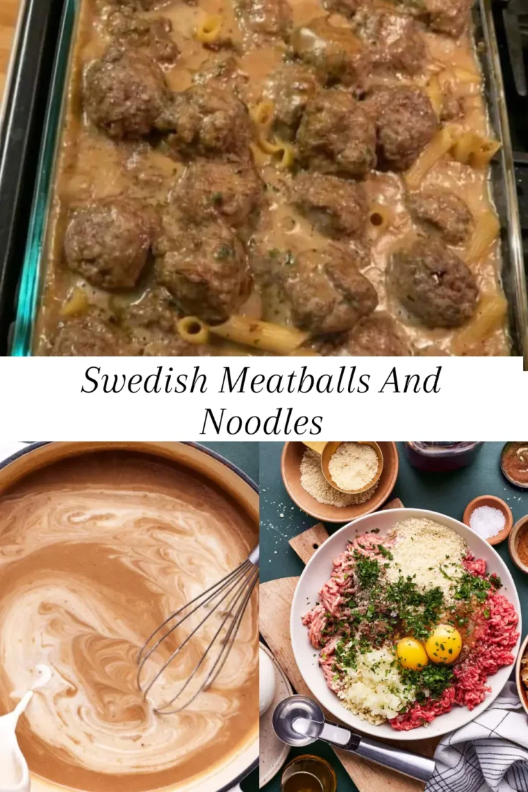 Swedish Meatballs And Noodles