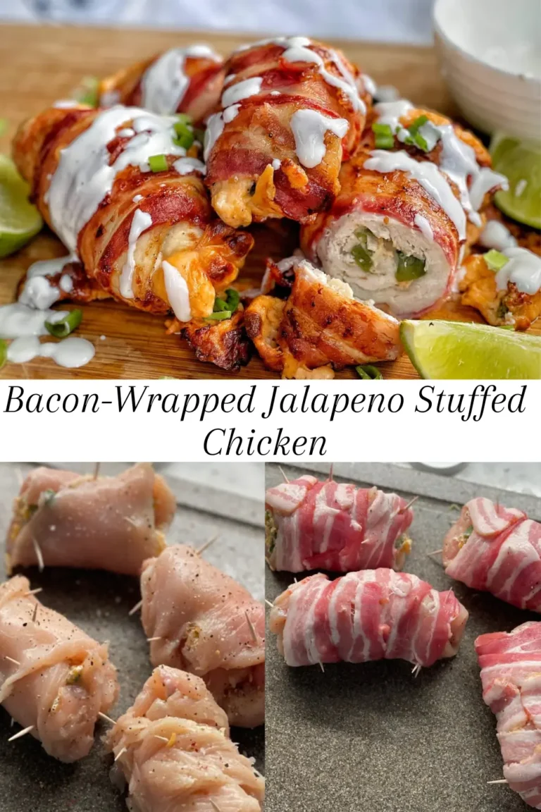 Bacon-Wrapped Jalapeno Stuffed Chicken