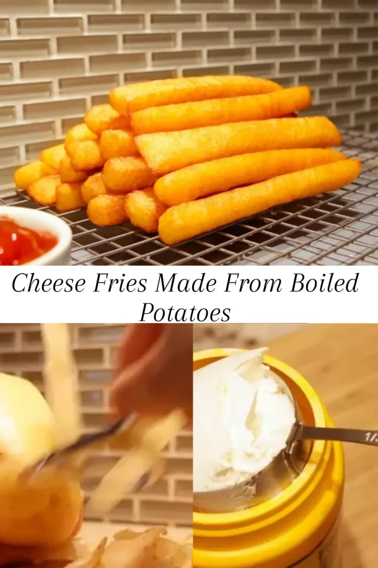 Cheese Fries Made From Boiled Potatoes