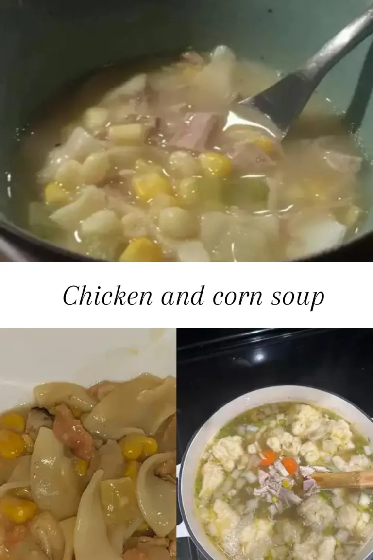 Chicken and corn soup