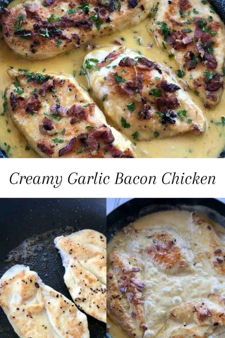 Creamy Garlic Bacon Chicken