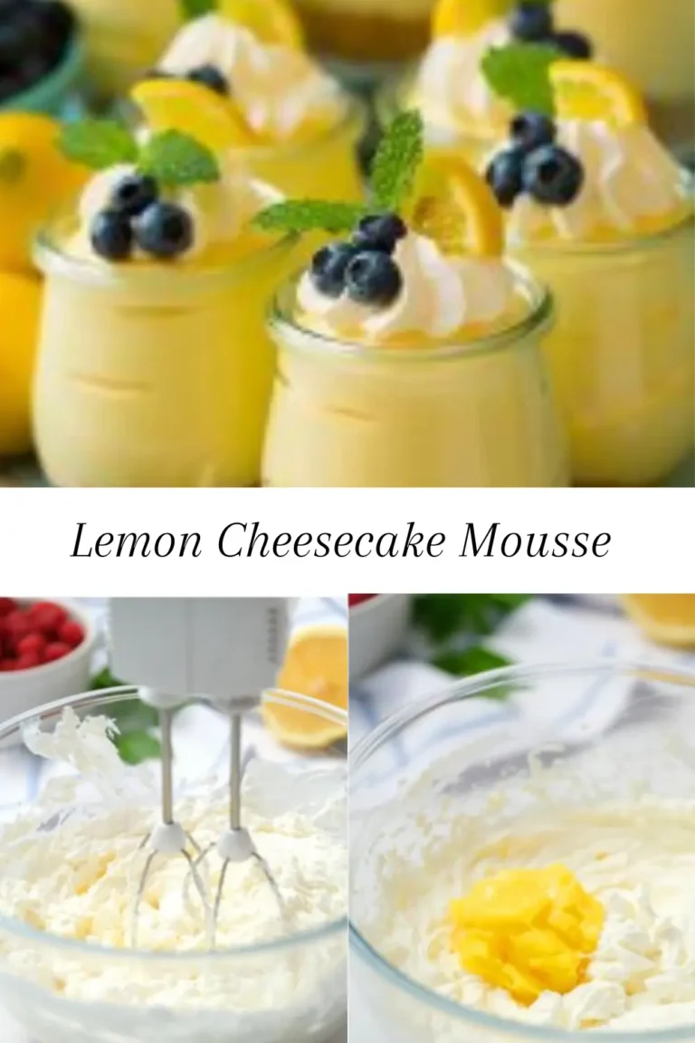 Lemon Cheesecake Mousse