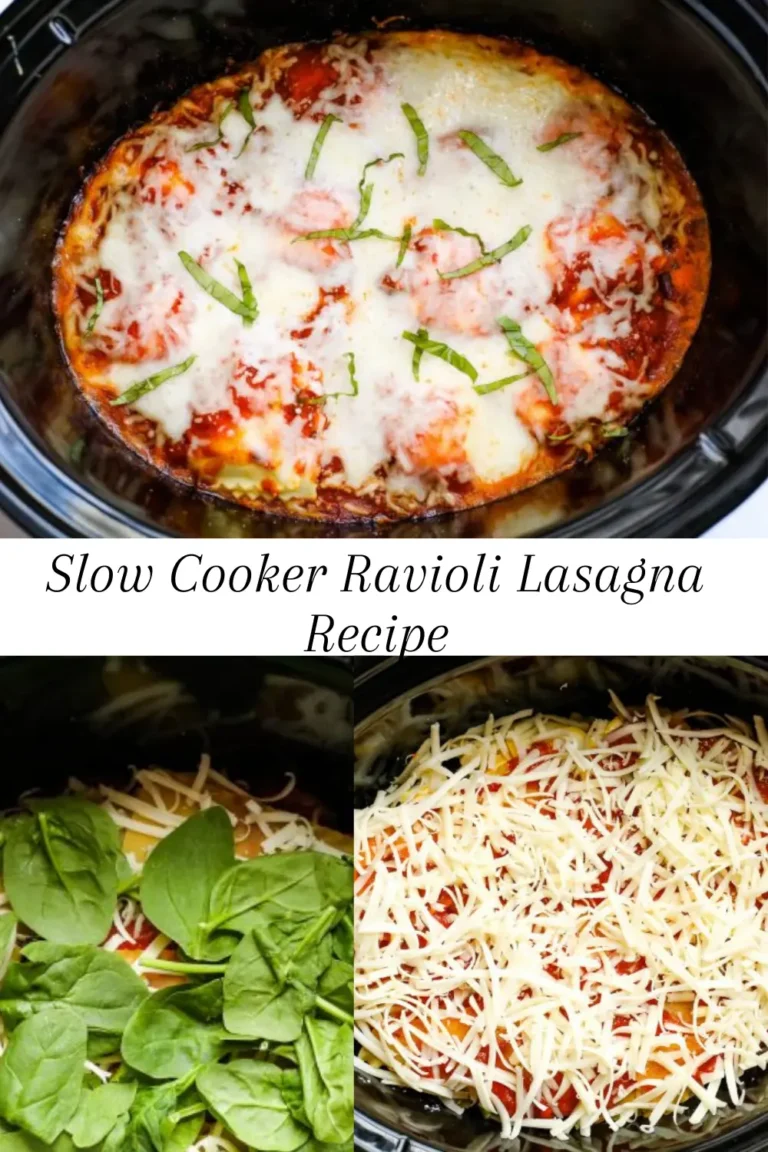 Slow Cooker Ravioli Lasagna Recipe