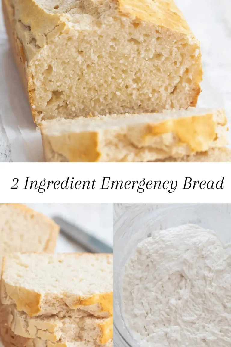 2 Ingredient Emergency Bread