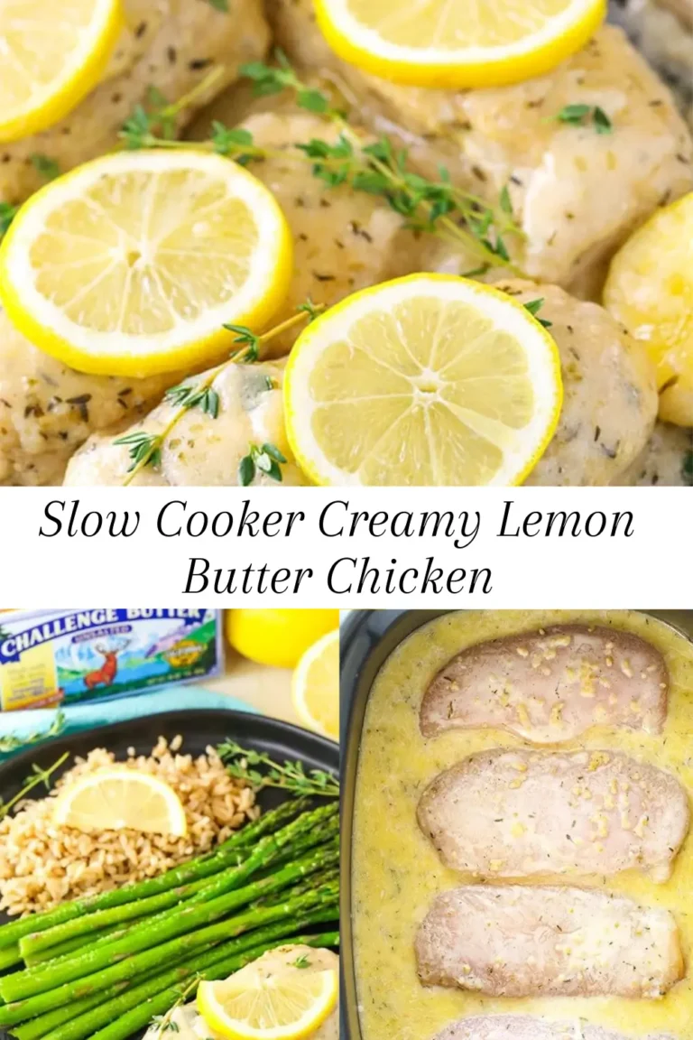 Slow Cooker Creamy Lemon Butter Chicken