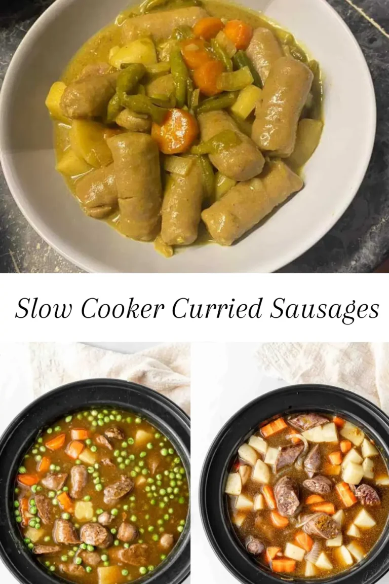 Slow Cooker Curried Sausages