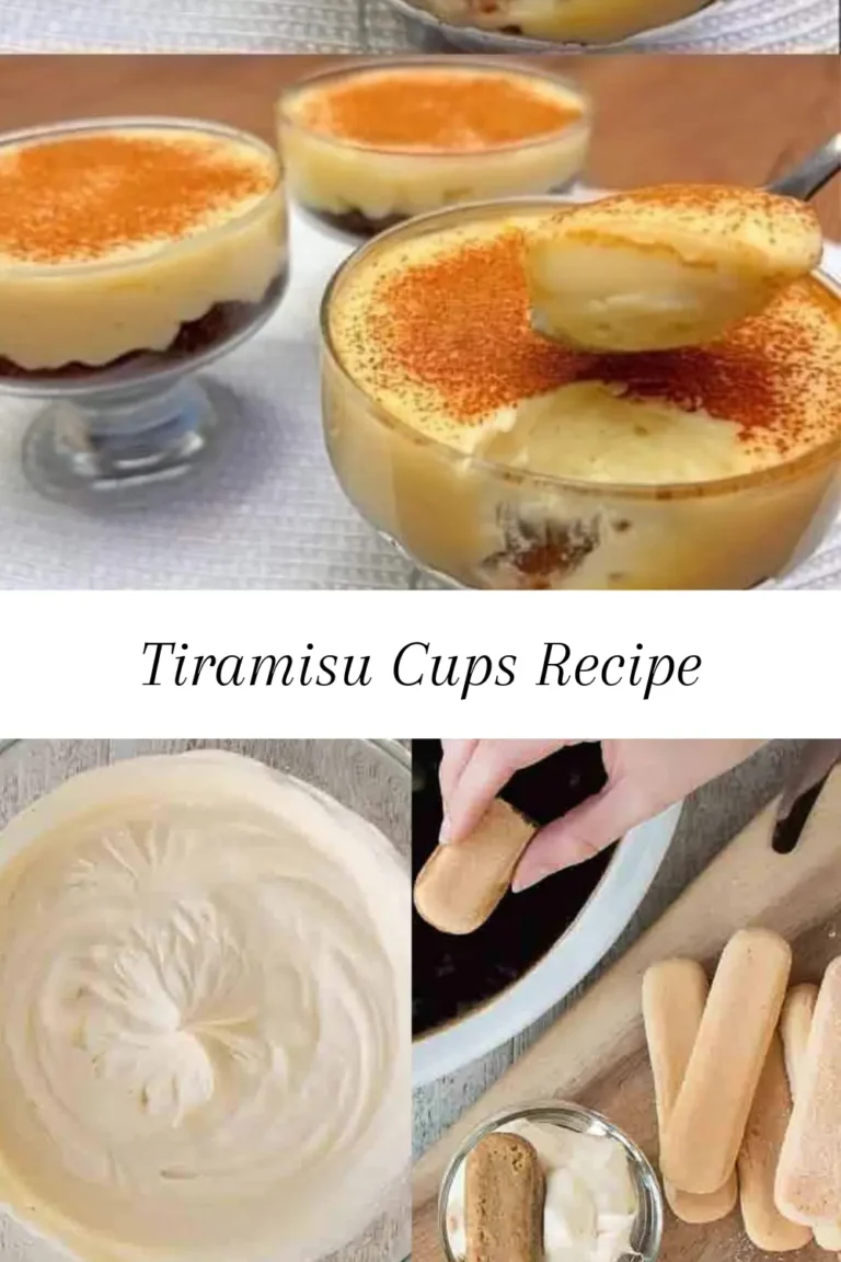 Tiramisu Cups Recipe