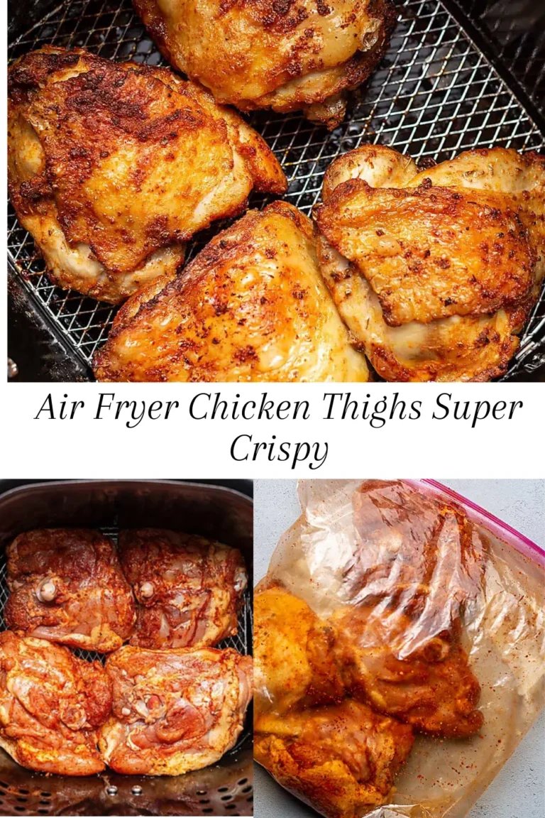 Air Fryer Chicken Thighs Super Crispy