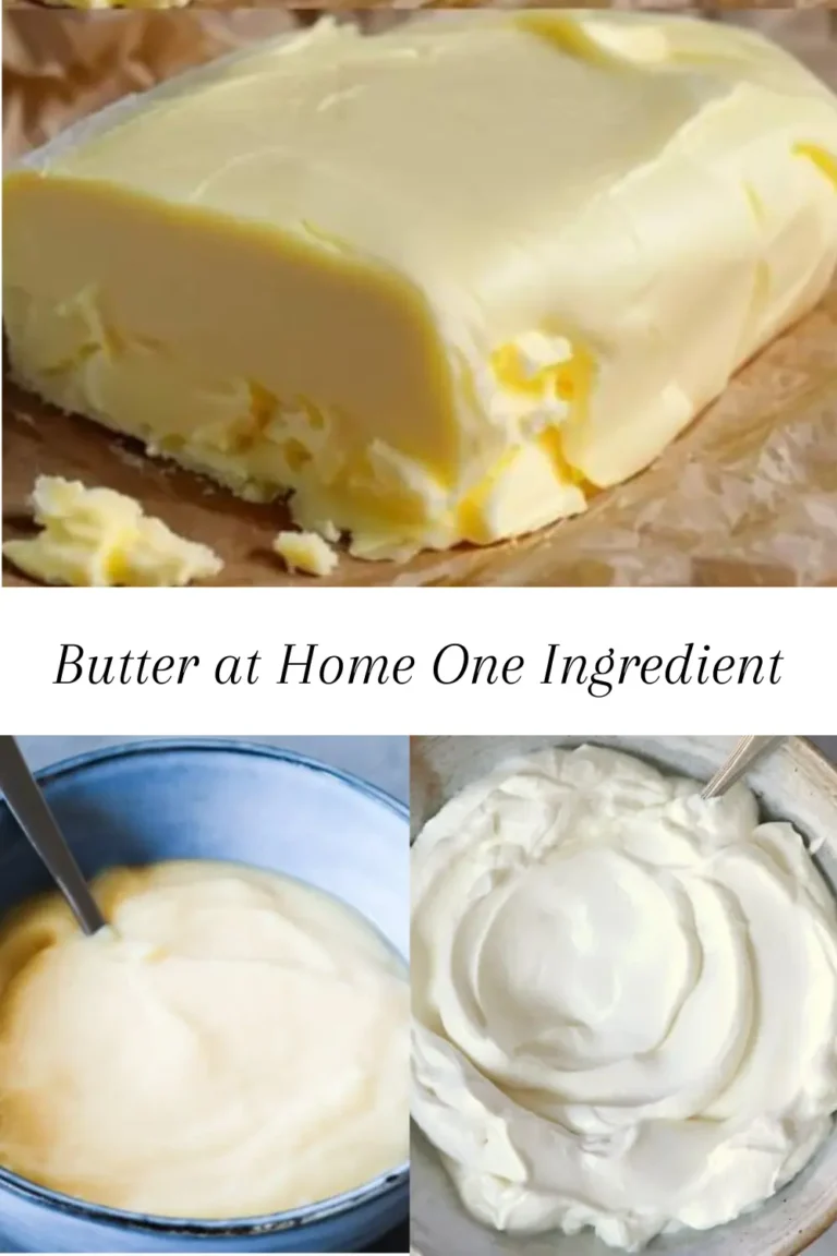 Butter at Home One Ingredient