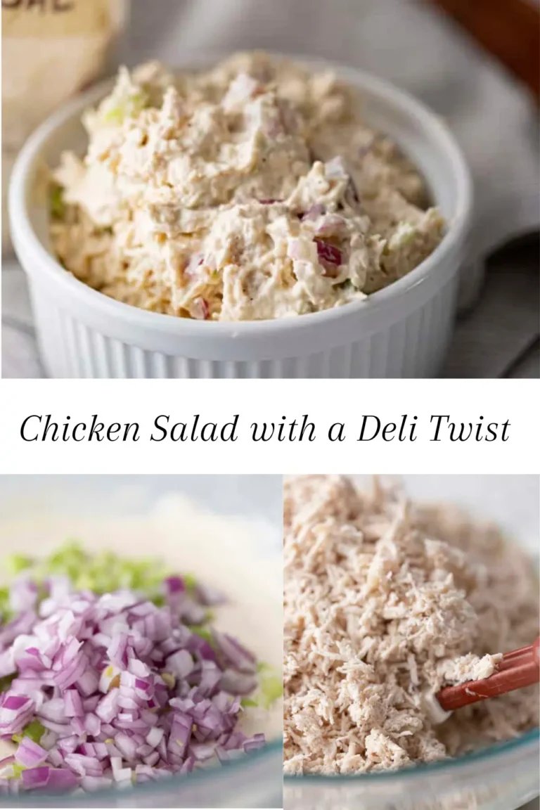 Chicken Salad with a Deli Twist