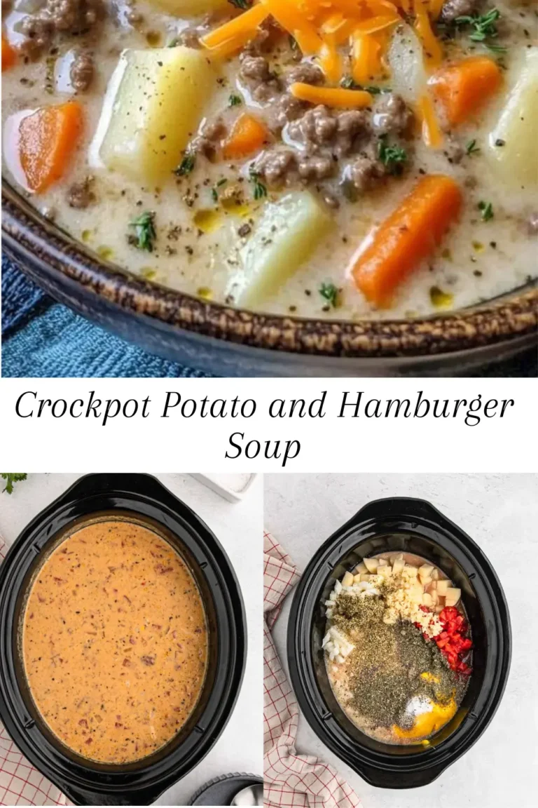 Crockpot Potato and Hamburger Soup