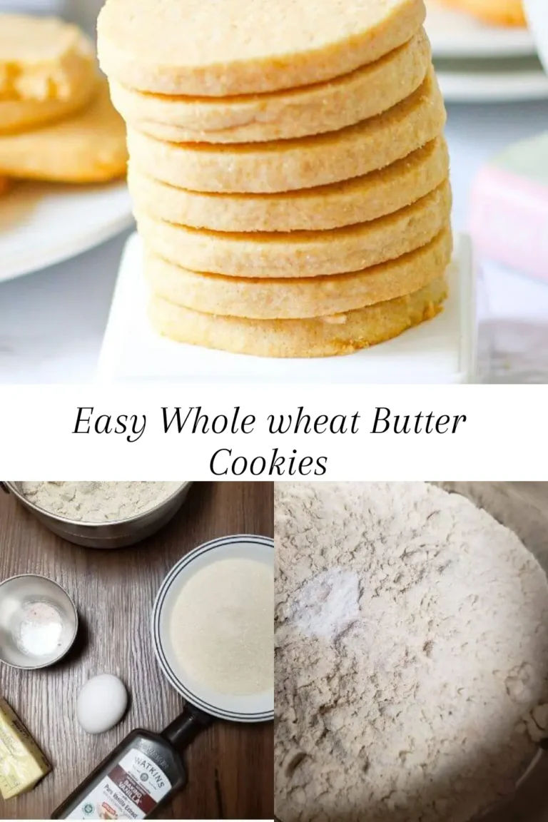 Easy Whole wheat Butter Cookies