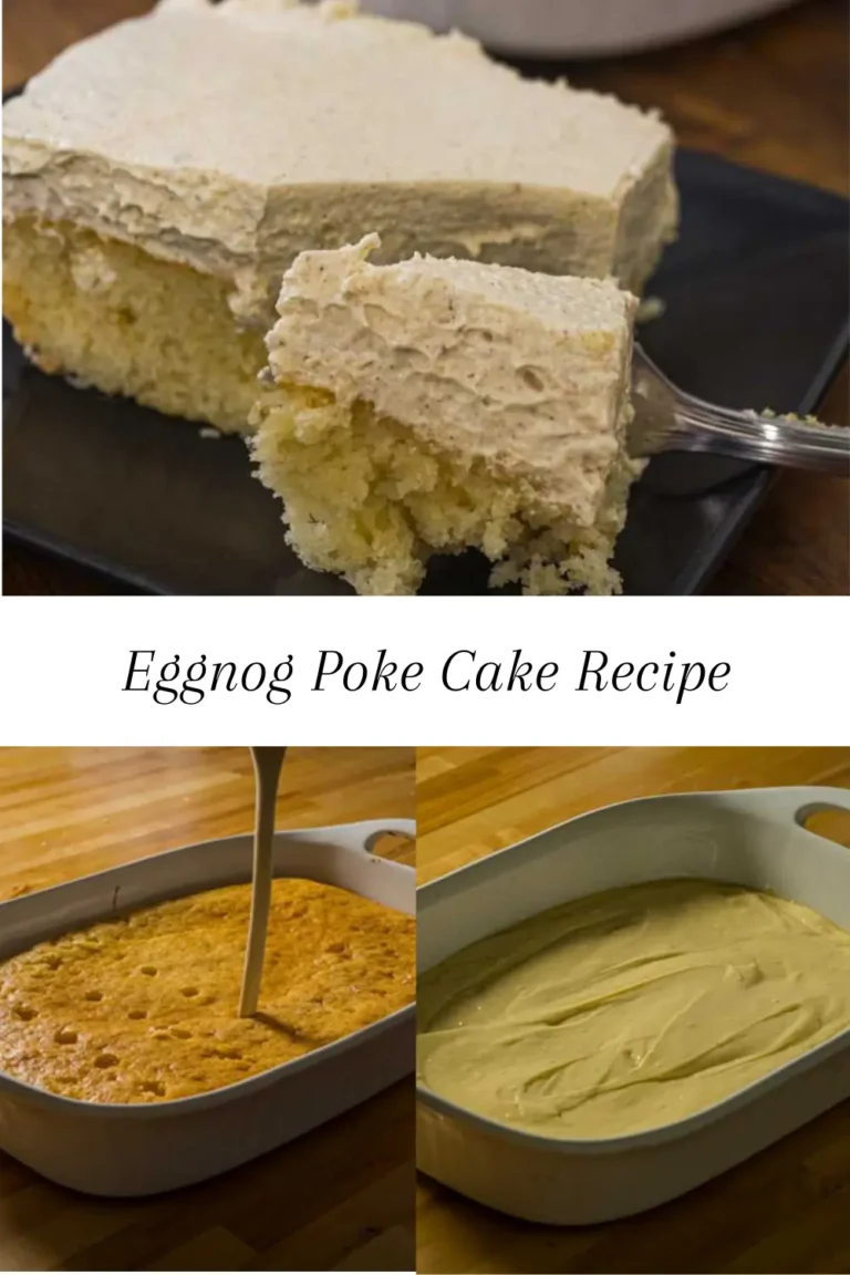 Eggnog Poke Cake Recipe