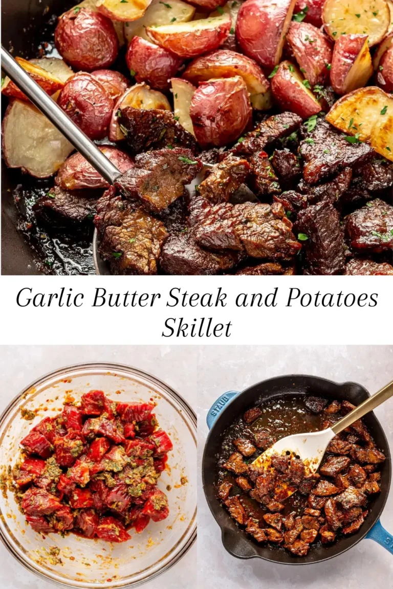 Garlic Butter Steak and Potatoes Skillet