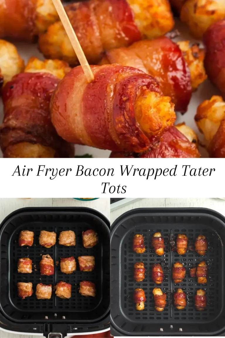 Air Fryer Bacon Wrapped Tater Tots