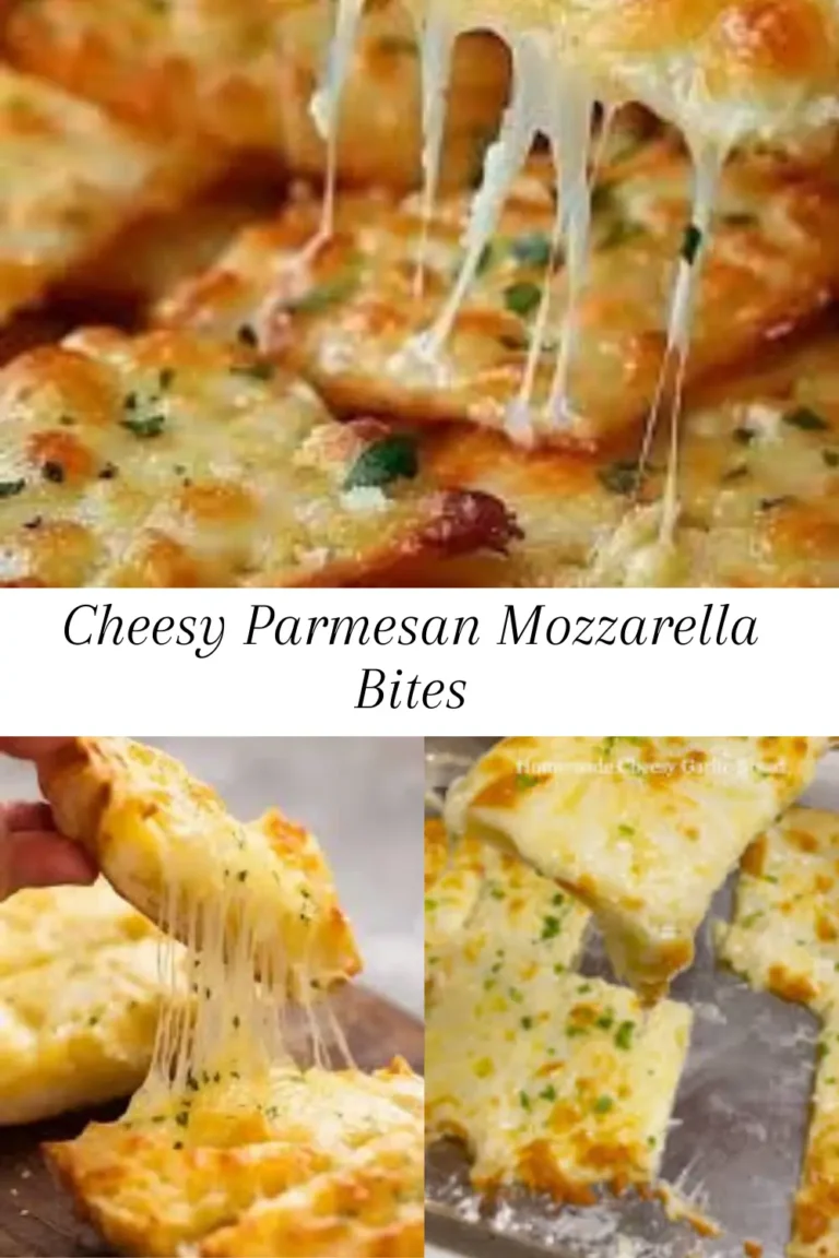 Cheesy Parmesan Mozzarella Bites