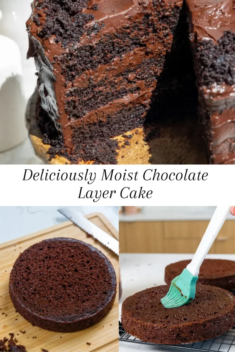 Deliciously Moist Chocolate Layer Cake