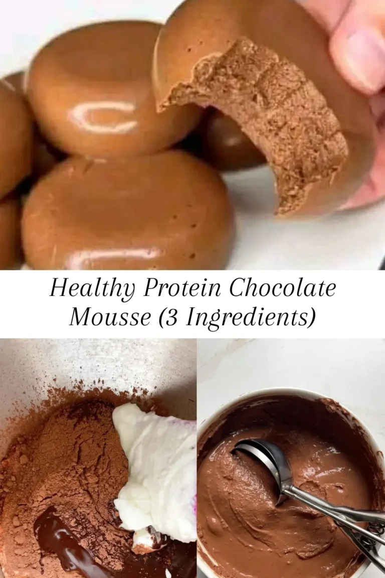 Healthy Protein Chocolate Mousse (3 Ingredients)