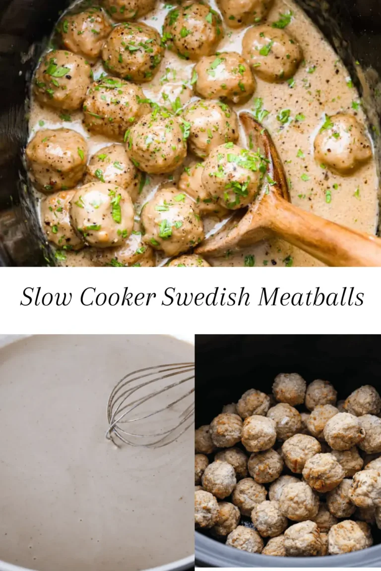 Slow Cooker Swedish Meatballs