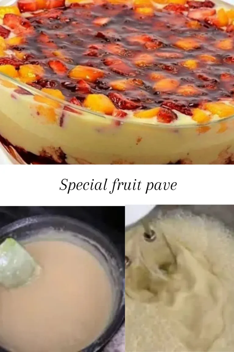 Special fruit pave