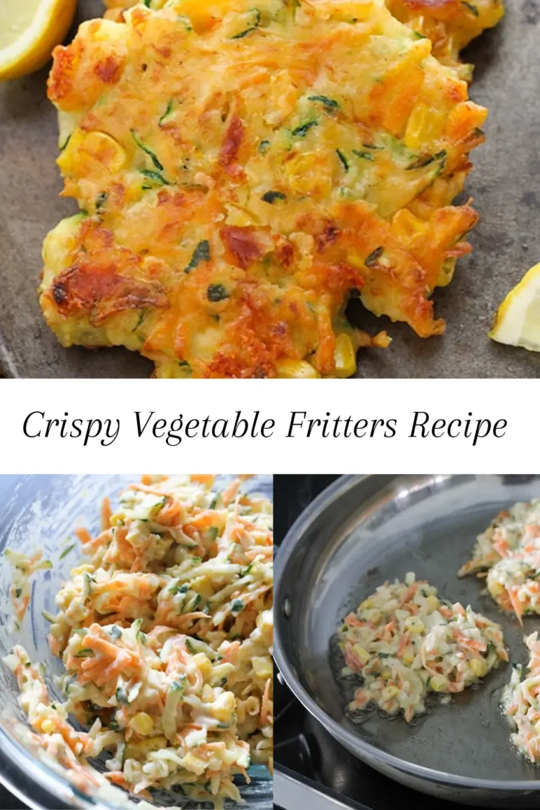 Crispy Vegetable Fritters Recipe