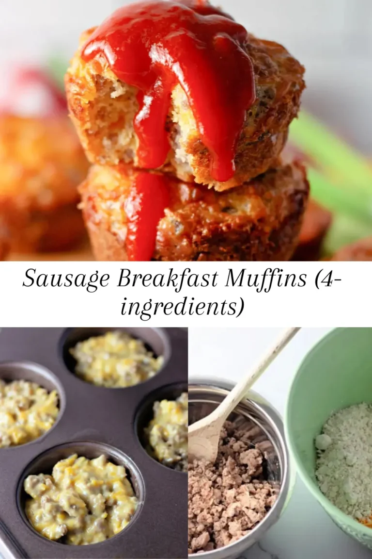 Sausage Breakfast Muffins (4-ingredients)