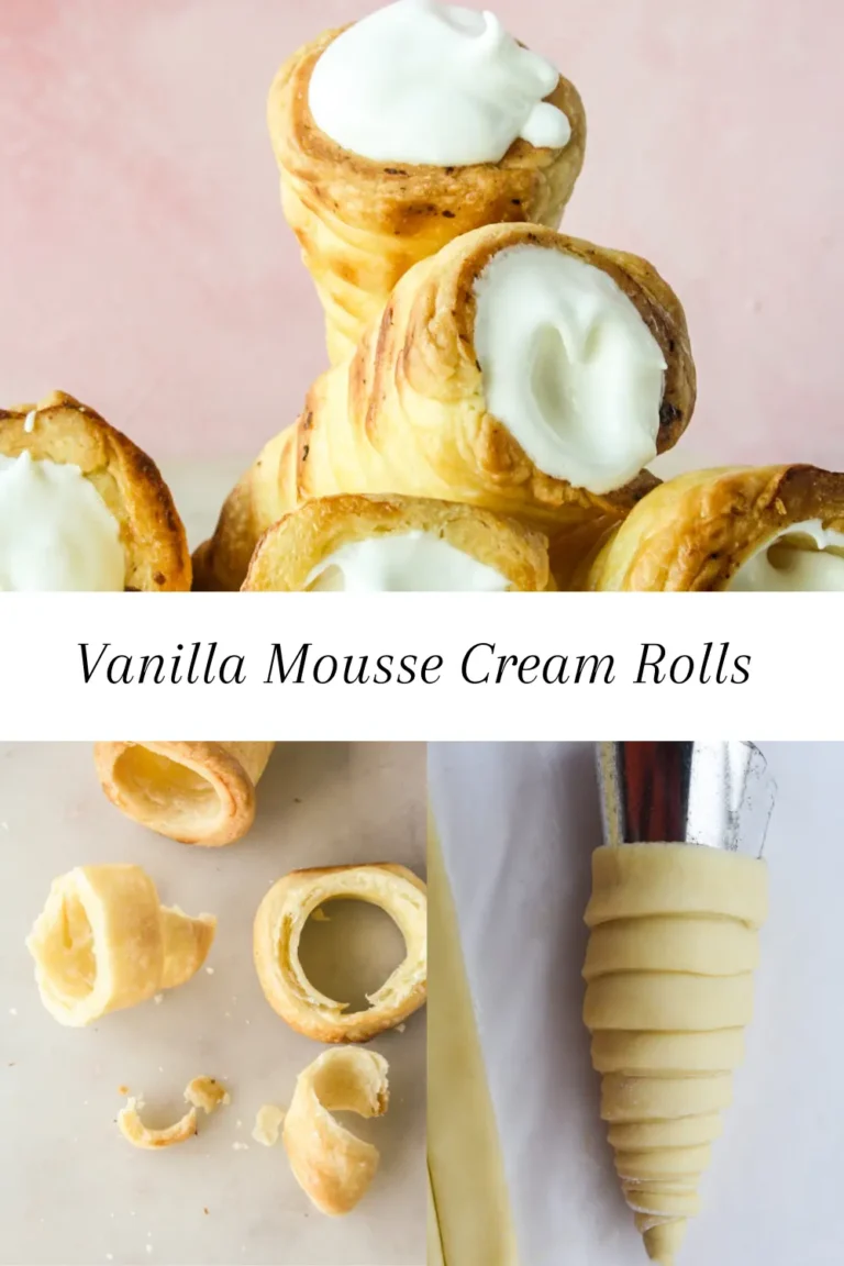 Vanilla Mousse Cream Rolls