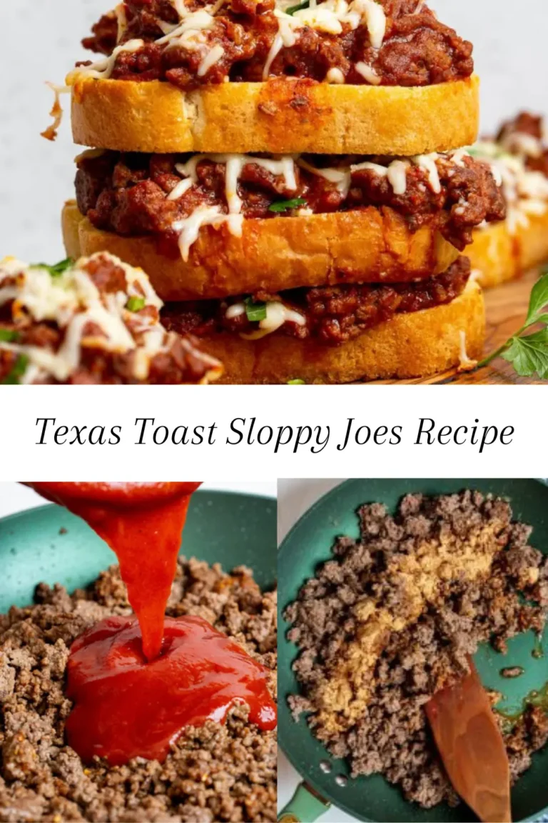 Texas Toast Sloppy Joes Recipe