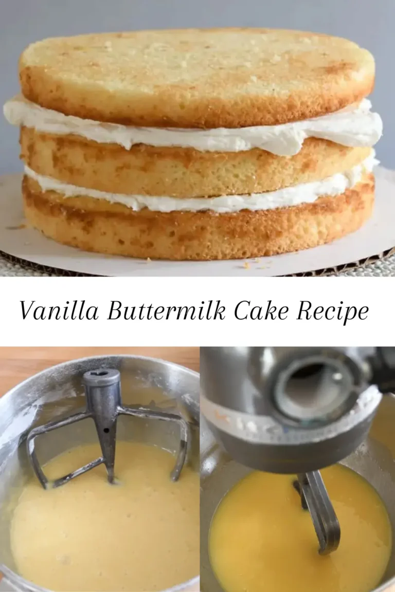 Vanilla Buttermilk Cake Recipe