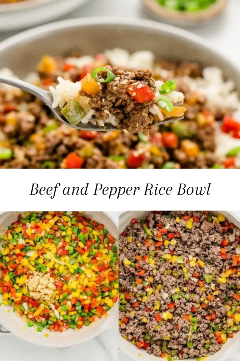 Beef and Pepper Rice Bowl