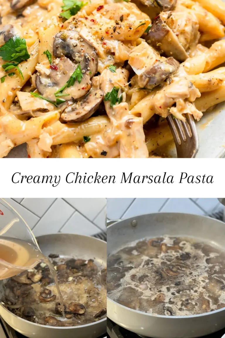 Creamy Chicken Marsala Pasta