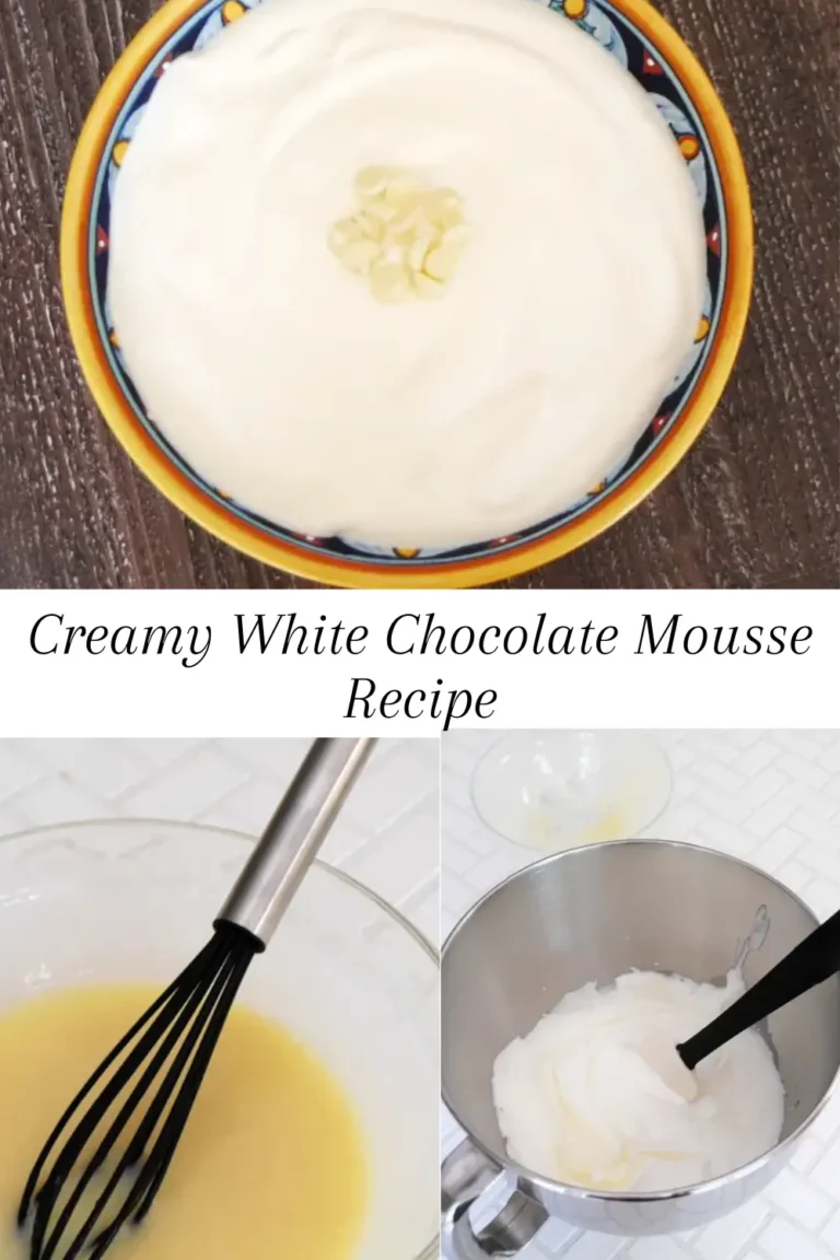 Creamy White Chocolate Mousse Recipe