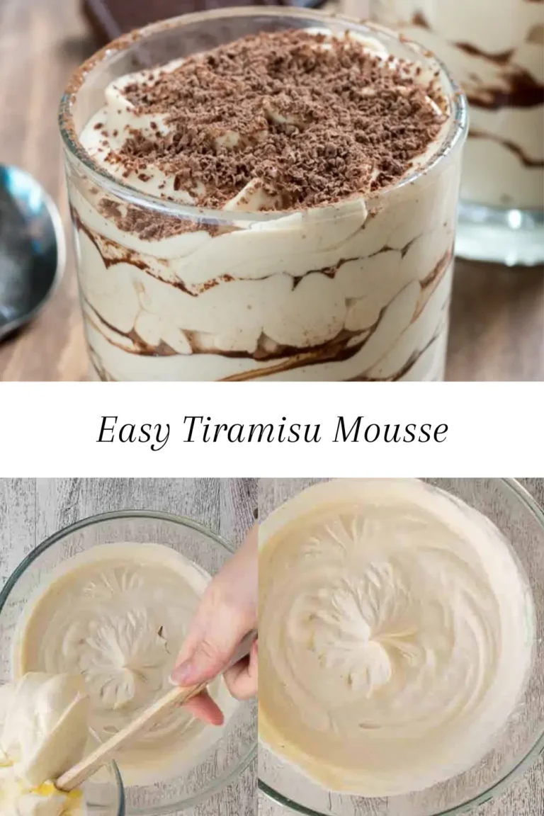 Easy Tiramisu Mousse