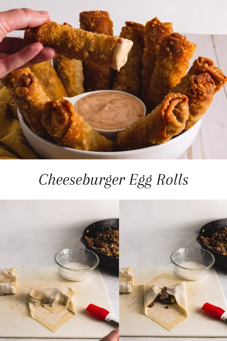 Cheeseburger Egg Rolls