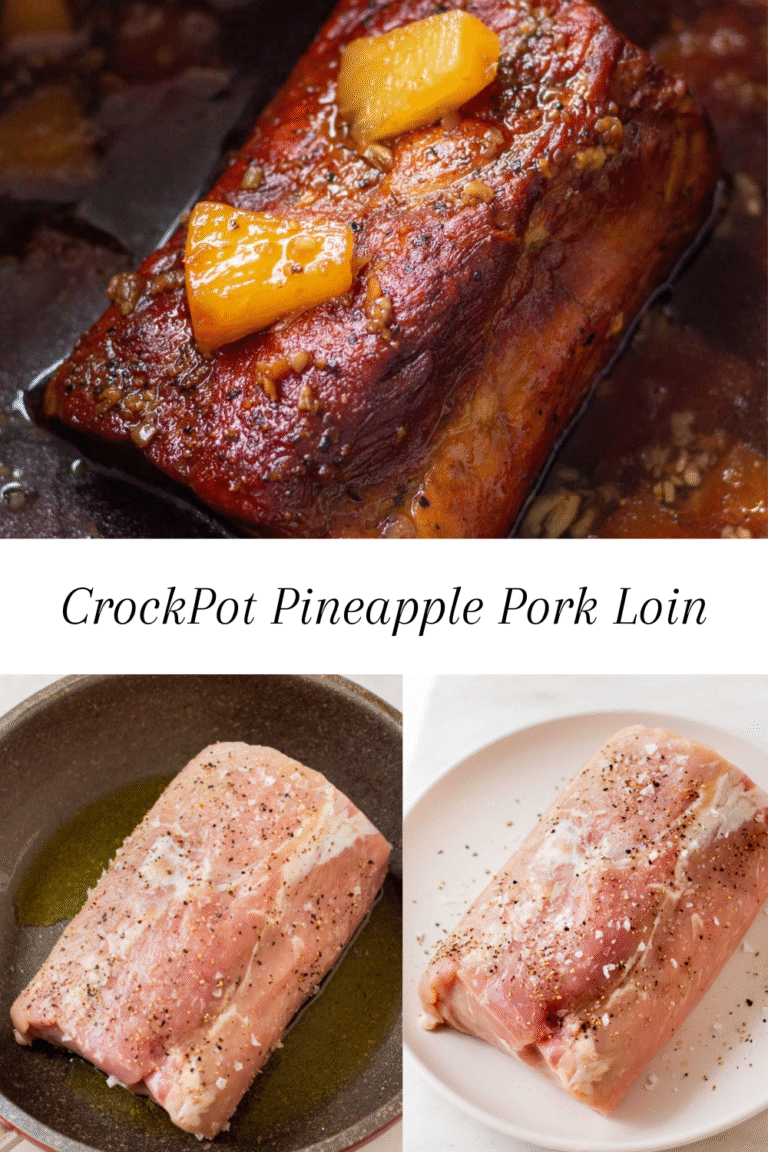 CrockPot Pineapple Pork Loin