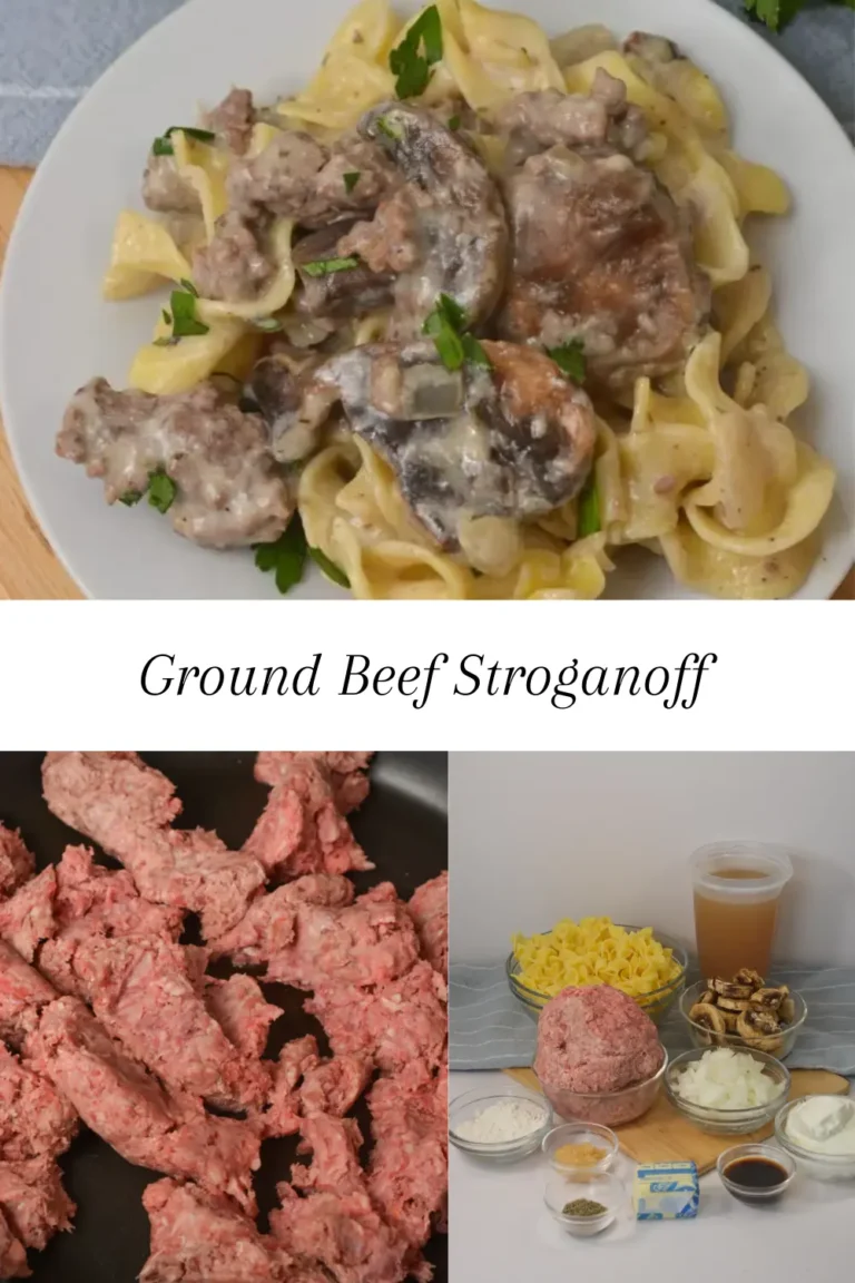 Ground Beef Stroganoff