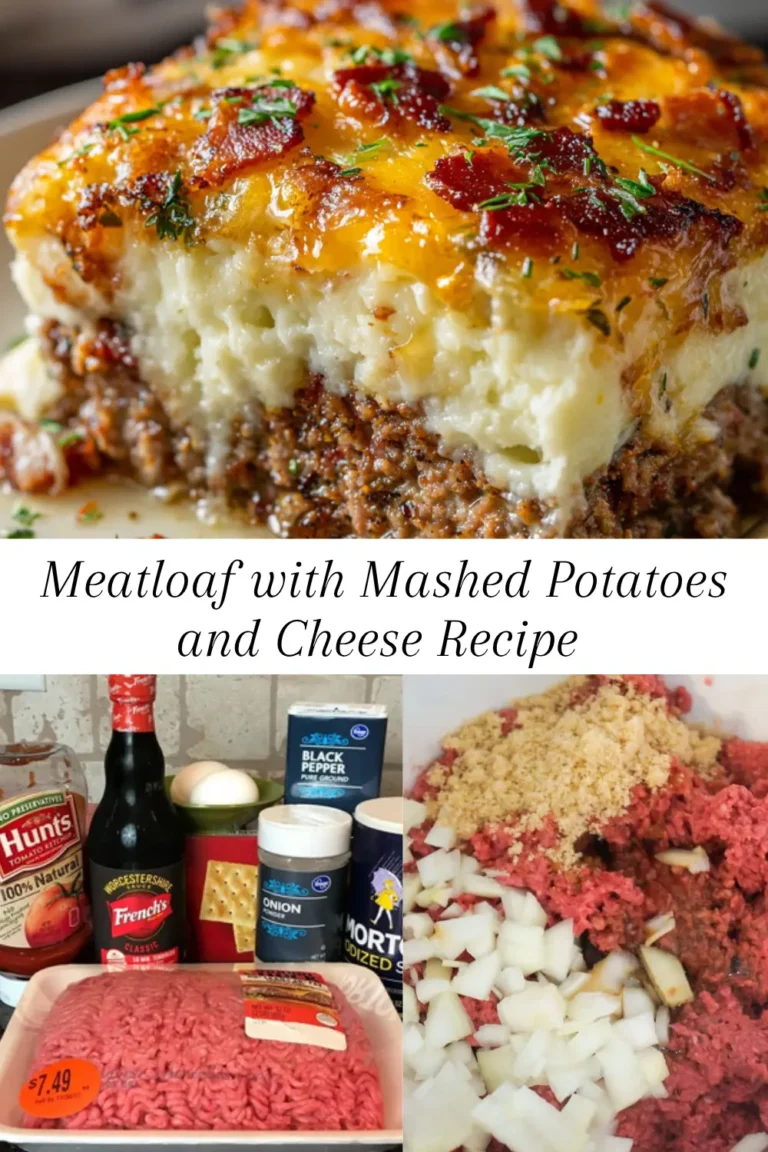 Meatloaf with Mashed Potatoes and Cheese Recipe