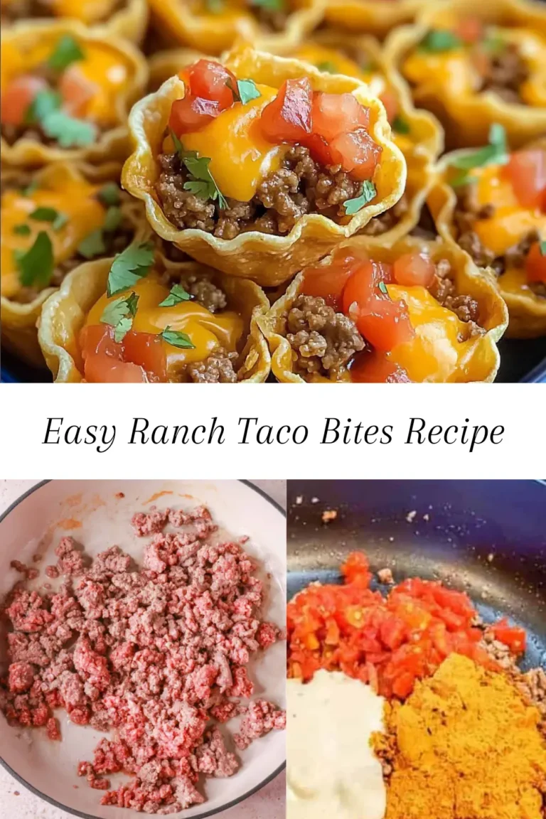 Easy Ranch Taco Bites Recipe
