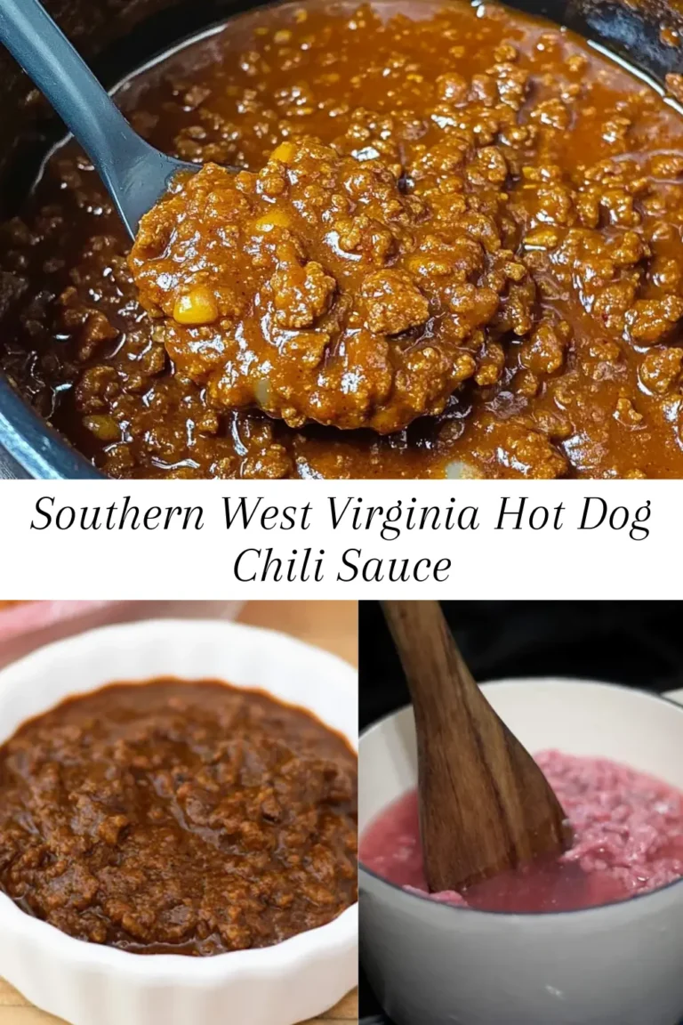 Southern West Virginia Hot Dog Chili Sauce