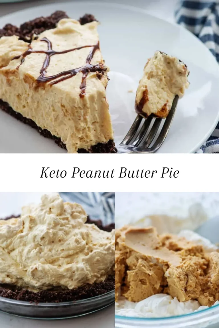 Keto Peanut Butter Pie